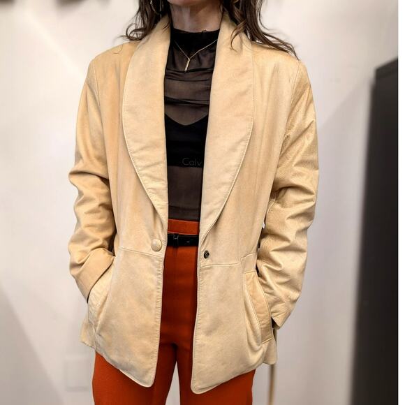 Adventure Bound Tan Leather Jacket - Picture 6 of 8